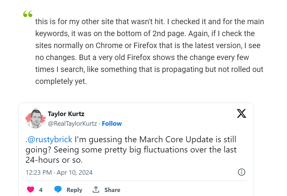 march core google update comments 5