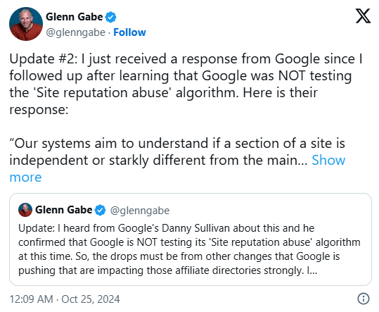 Glenn Gabe content update