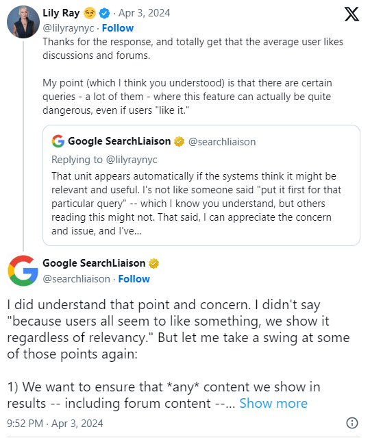 Potentially Harmful Search Results concern 2