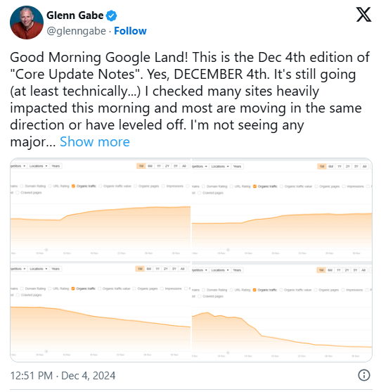 glenn gabe tweet dec update
